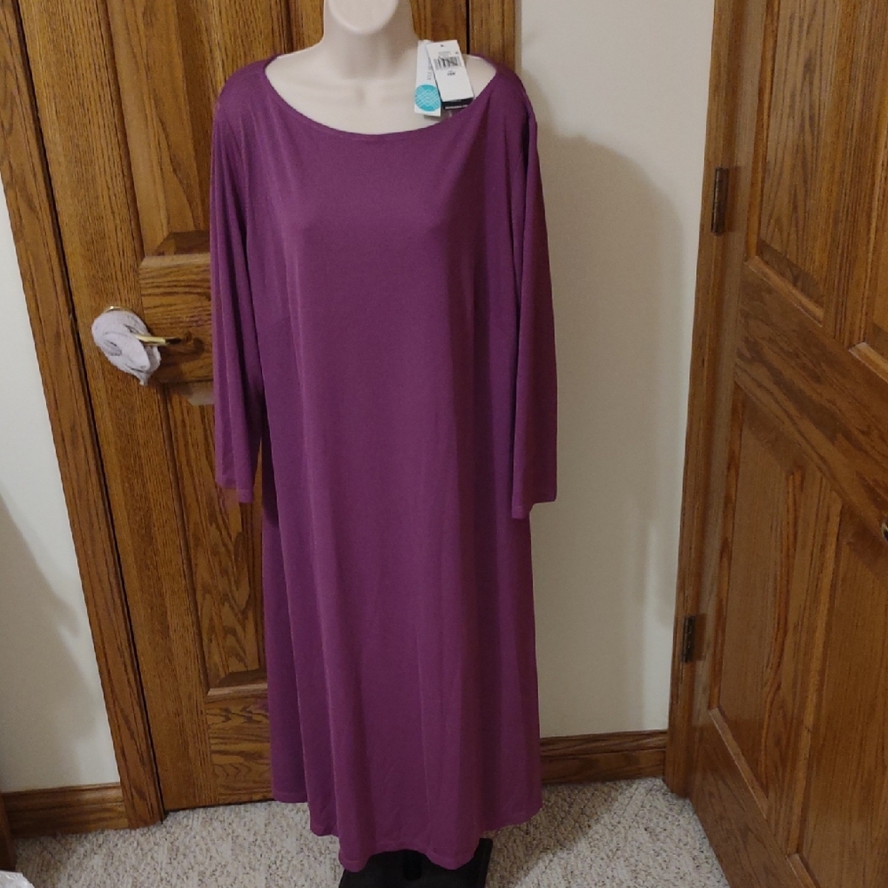 Elegant Purple Women's Dress